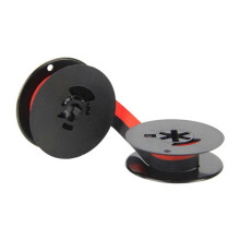 Typewriter Ribbon Twin Spool Black and Red 1 Pc
