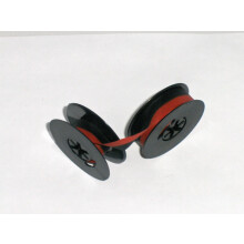 Silk typewriter ribbon for Royal Standard black/red