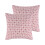 Conjunto de fronhas acolchoadas Levtex Home Bretton Woods Euro, 66x66 cm (26x26 polegadas). 1