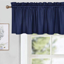 Küchenfensterblende aus Mikrofaser mit Prägung, 60 x 15 Zoll