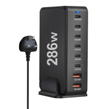Rýchlonabíjací rozbočovač USB-C PD268W8-portový