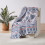 Levtex Caperoad quilted throw navy white tangerine 50x60 in 1