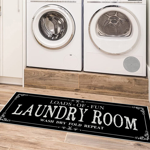 Laundry Room Rug Runner Non-slip Soft Absorbent Thick 2
