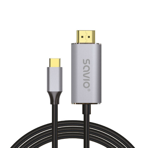 Savio USB cable USB 3.2 Gen 2 (3.1 Gen 2) 2 m USB C USB-C/HDMI 2
