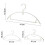 Warkul clothes hangers wide shoulder 7 pcs 6
