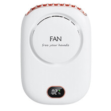 Ventilátor s nákrčním páskem, dobíjecí USB, tichý, 3stupňový, nositelný ventilátor