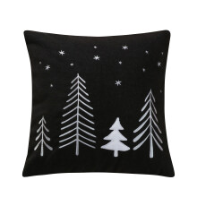 Cuscino decorativo Northern Star, 45x45 cm, bianco e nero