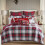 Levtex Spencer Plaid Steppdecke, wendbar, Einzelbett, Baumwolle/Polyester 1
