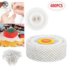 Straight Pins with Pearlized Ball Head 480 pcs