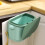 Warkul under-sink trash can with handle wall-mounted 3L 8