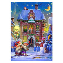 Kit de pintura de diamantes navideños 5D para hacer tú mismo