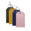 Leather Luggage Tags Faux Leather 4 Pack 1