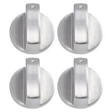 Liesituulettimien nupit, metallia, yleismallin vaihto, 4 kpl