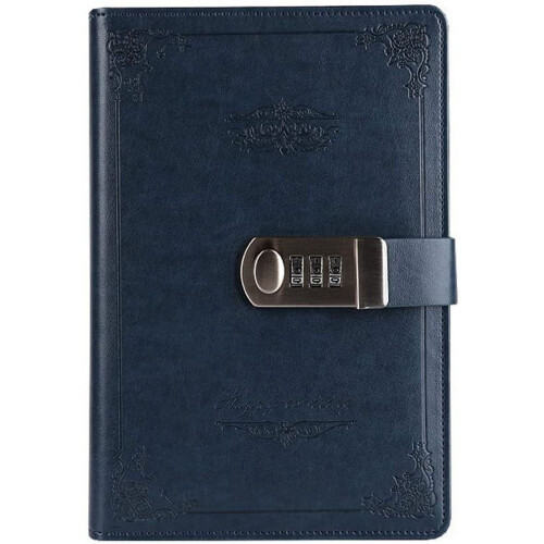 Locking Journal Digital Lock Large Binder Notebook