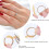 Washranp ring size adjusters set silicone 17 pcs 4