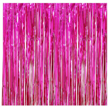 Rose Gold Door Curtain Fringe Garland 2m x 1m