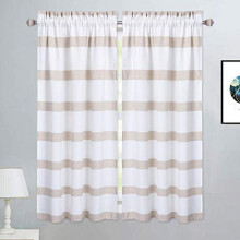Grey waffle weave kitchen curtain valance 60 in x 15 in