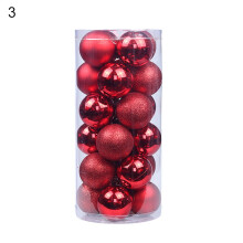 Porfeet Christmas Tree Balls Blue Shatterproof Plastic 24