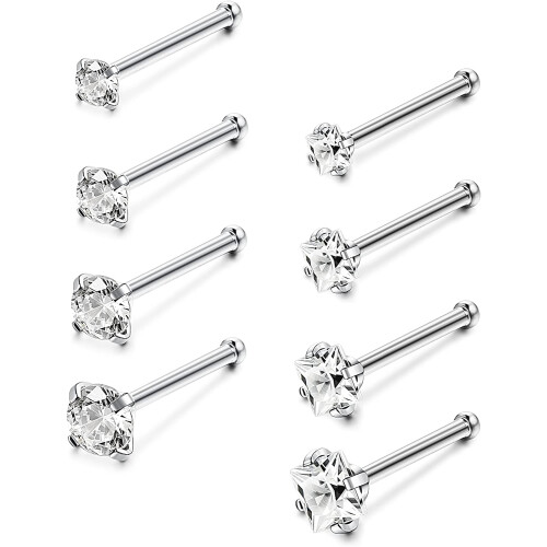 Μύτη από ανοξείδωτο ατσάλι 20g 1.5mm-3mm