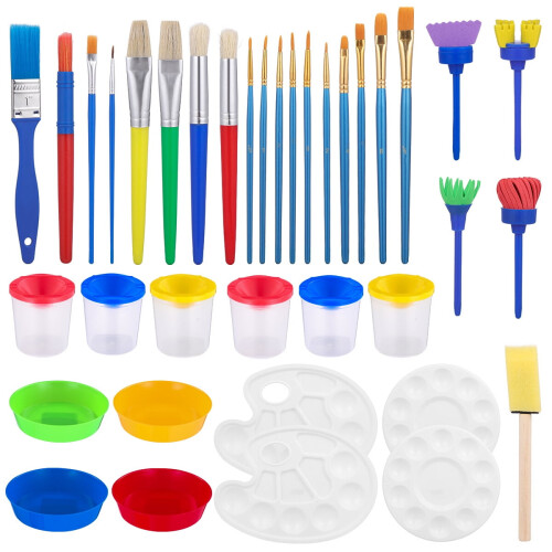 Set di pennelli per bambini, pennelli artistici per bambini