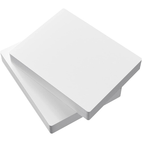 Folhas de laminação transparentes de 8,5 x 11 polegadas, 5 mil (pacote com 200 unidades)