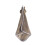 Microfiber Hand Towels with Hanging Loop Coffee 12x24 inches 3