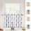 Pineapple Cafe Curtains Green 24 Inches Length 1