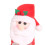 Santa Claus cookie jar 17 cm  8 cm 8