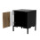 Cama Bedside table 2pc MERCI 44x40x52.5 black/oak artisan 2