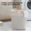 Panier à linge pliable avec poignées (1 pièce) 4