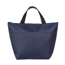 Bolsa térmica para el almuerzo Leott, azul marino, aislante y plegable.
