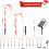 Solar Candy Cane Lights Outdoor Pathway Decor 12 Pack 3