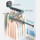 Washranp Wall-Mounted Drying Rack Aluminum Alloy 1-Pack 7