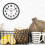Sharp Wall Clock Matte Black 12 Inch Quartz 2