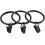 Curtain Rings with Clips Oil Rubbed Bronze 42 pcs 3
