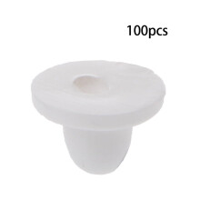 JZROCKER ear clip anti-pain pads white soft rubber 100 pcs