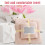 Godom bath towel set coral velvet 2-piece 3