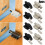 Magnetic Touch Latch for Cabinet Doors 4 pcs 2
