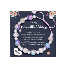 Engraved Heart Charm Bracelet Graduation Gift