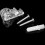 Roller Blind Hook for Cord Loop and Bead Chain 8 pcs 4