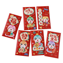 Chinese New Year Red Envelopes 2025 Snake Design 6 Pcs