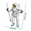 Apollo astronaut actionfigur 1:18 skala 8