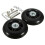 Luggage Caster Wheels Black 80mm x 24mm 2 pcs 3