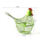 Iron Wire Chicken-Shaped Egg Basket for Kitchen Storage 7