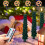 LED flameless taper candles with remote 3D flicker green 6