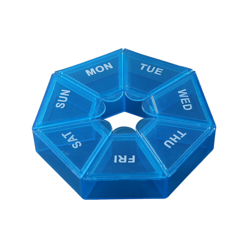 Medicine Pill Organizer Transparent 7-Day Box