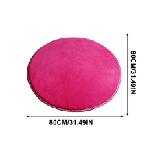Tainini round area rug ultra-soft shag 31x31 inch