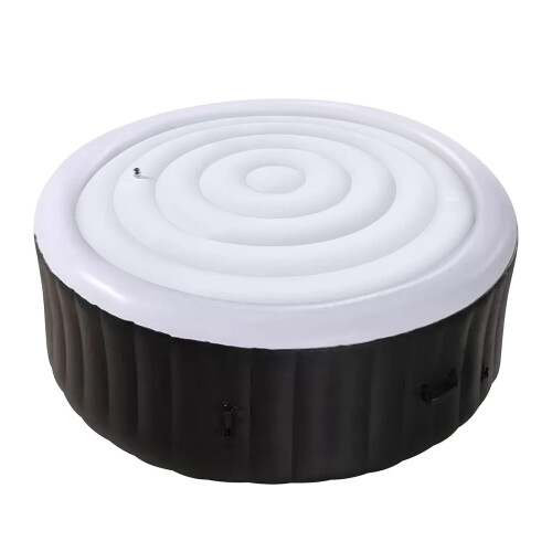 Washranp inflatable hot tub cover round foldable 2