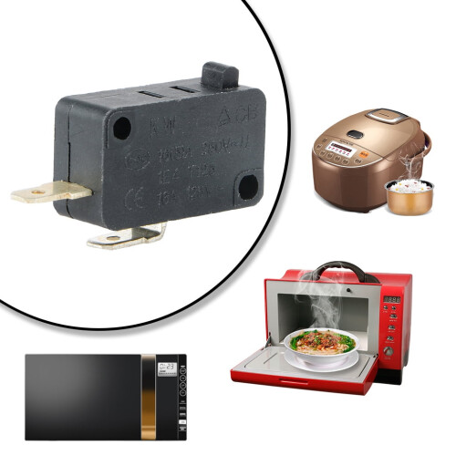 Micro Switch for Microwave Oven Door 2-Pin 16A 250V 1