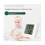 Mini termômetro e higrômetro digital LCD com bateria branca 5